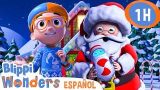 Blippi el héroe de la Navidad | Blippi Wonders | Caricaturas educativas para niños