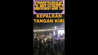 SCARED OF BUMS - KEPALKAN TANGAN KIRI || RACE AMPLITUDE SKATEPARK [LIVE] #shorts