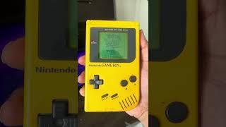 The original Nintendo game boy ￼￼yellow from the ￼90s￼ old school ￼