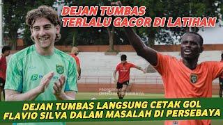 LATIHAN DEJAN TUMBAS LANGSUNG CETAK GOL DI PERSEBAYA  Warning Bagi Flavio Silva  #persebaya