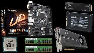 PC Gaming Video Editing Build 2023 i7 10700 H410M S2H V2 2023