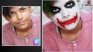 Joker Face 2019 | PicsArt Photo Editing Tutorial | SHERRY Tutorials