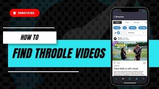 How to Find Throdle Exclusive Video Content | Throdle App Tips