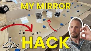 MIRROR SCREW HACK : Another Woodworking Money Saving Tip  (It's Pretty Awesome)