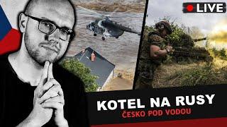 Česko pod vodou  Kotel na Rusy u Kurska  Rusko míří do stagflace 🟥