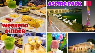 How we spend our weekend in Qatar  Pakistani Tasty Food  Aspire Park Doha -  Maher Good Life ️