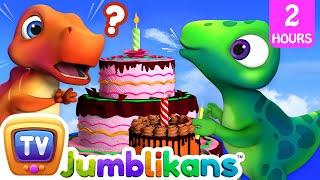 The Big and Small Birthday Party with Jumblikans Dinosaurs + More ChuChuTV Toddler Learning Videos