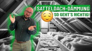 Satteldachdämmung: Dämmung, aber wie? | Energieberater klärt auf