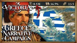 Actually Making A Modern Byzantine Empire | Victoria 3 Greece Byzantium Narrative RP Campaign #1