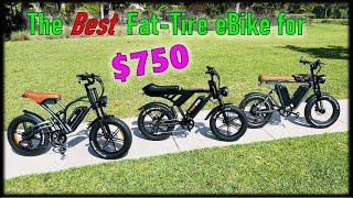 for $750 what is the best fat-tire eBike - Ouxi Jansno Ridstar Amyet Tamobyke Happyrun