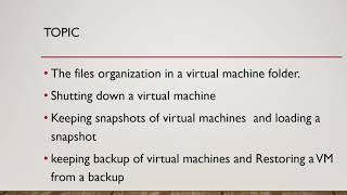 How To Not Lose a Virtual Machine