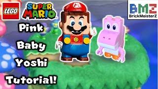 NEW Custom LEGO Super Mario Pink Baby Yoshi Tutorial! #shorts