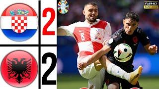 Croatia 2-2 Albania Euro 2024 | Highlights & Goals 2024 / Albania Goal 90+5 