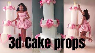 DIY: HOW TO MAKE A 3D CAKE PROP FOR A PHOTO STUDIO || JANEARL