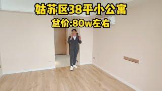 苏州姑苏区地铁口精装修小公寓，总价80w左右，首付40w左右，现房