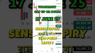 TUESDAY | 17 JUNE 2025 | GAP UP OR DOWN | TOMORROW NIFTY PREDICTION & BANKNIFTY ANALYSIS #trading