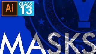 Adobe Illustrator - Types of Masks - Class 13 - Urdu / Hindi