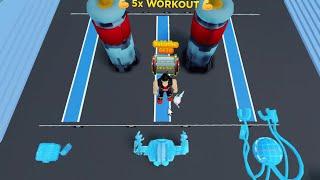 NEW UPDATE ROBO AREA & Gamepasses on Strongman Simulator Roblox