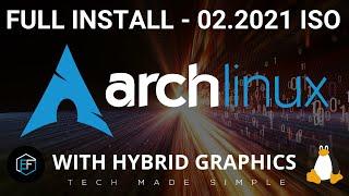 Arch Linux Install - ISO 02.2021