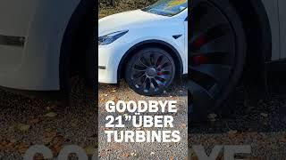 Tesla Model Y Performance - Bye Bye 21" rims! #tesla #shorts