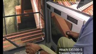 Training simulator for the Hitachi EX5500-5 mining shovel