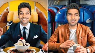 Premium VS Economy Flight | தமிழ்