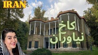 Waking tour in niavaran palace in north of Tehran,IRAN2024