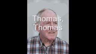 Tom Sheehan reading "Thomas, Thomas"
