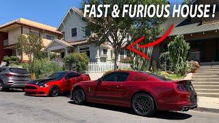 MUSTANGS Cruise to the FAST & FURIOUS House !!!!