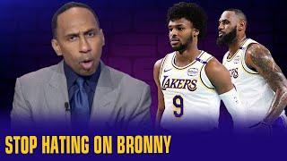 Bronny James is in the NBA: Chill the hell out. Stop hating.