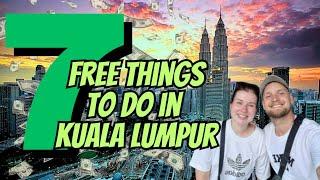 What to do in KUALA LUMPUR for FREE! Malaysia Vlog