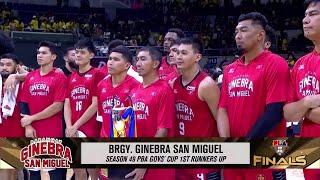 Brgy. Ginebra San Miguel awarding | PBA Season 49 Governors' Cup Finals