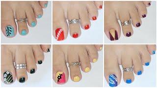 Glamorous Toe Nail Art for Perfect Pedicures | Best foot nail designs tutorial | Nail Delights 