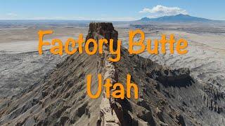 Factory Butte Utah, DJI FPV Drone close fly over