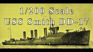 1/200 USS Smith Build Video 1