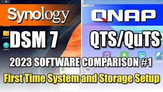 Synology DSM vs QNAP QTS Guide - First Time System and Storage Setup Comparison