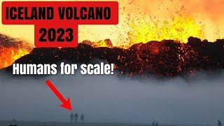 Visitors Are Left In Awe With The Huge New Eruption! Iceland Litli Hrutur New Volcano!-July 12, 2023