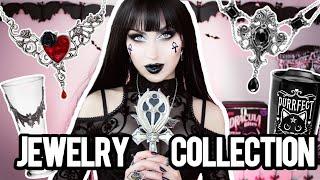  GOTH JEWELRY COLLECTION  Massive Alchemy England Haul + Review + Alt Home Decor | Vesmedinia