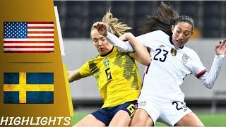 Sweden vs USA | Friendly International Women - Highlights All Goals 10/04/21