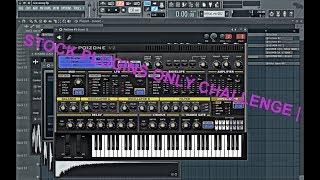 STOCK PLUGINS ONLY CHALLENGE! Making A Beat In FL Studio Using POIZONE [Tutorial by KHERALIA]