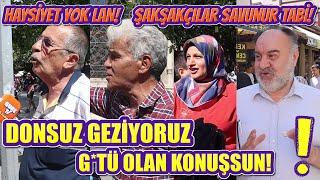 DONSUZ GEZİYORUZ! | Sokak Röportajı | Ekonomi | Konya | Halk