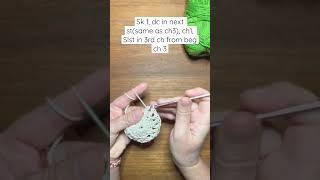 Crochet Strawberries  Tutorial part 2 of 4 Crochet Fruit Series  #shorts #strawberries