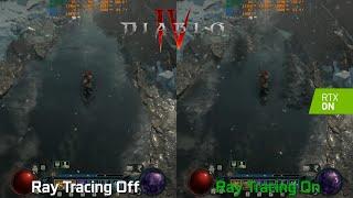 Diablo 4 Ray Tracing On vs Off - Graphics/Performance Comparison | RTX 4080 4K