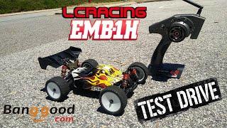 LC RACING EMB-1H 1/14 Scale Brushless Buggy Drive Test