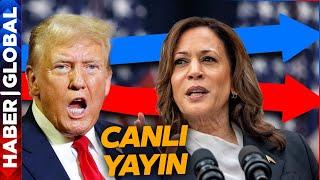 CANLI YAYIN | ABD Seçimlerinden İlk Sonuçlar! ABD Başkanını Seçiyor Trump mı? Harris Mi?