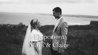 Northern Ireland Elopement Video | Mark & Claire | Elopement Videographer Ireland |x Benone Beach