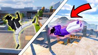 Satisfying Parkour Stunts/Ragdoll & Fails!  - Rooftops & Alleys: The Parkour Game #3