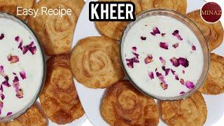 Learn Kheer in 1 minute MINAZ SHAIKH RECIPES #kheer #desert #sweet #easyrecipe