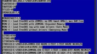 FreeDOS as an embedded system