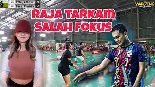 REZA RAJA TARKAM ONFIRE DI TARUNG BEBAS BADMINTON JAKARTA TARKAM. FullPower SMASH MIX DOUBLES